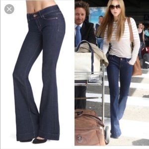 J Brand Lovestory Indigo Flare Jeans